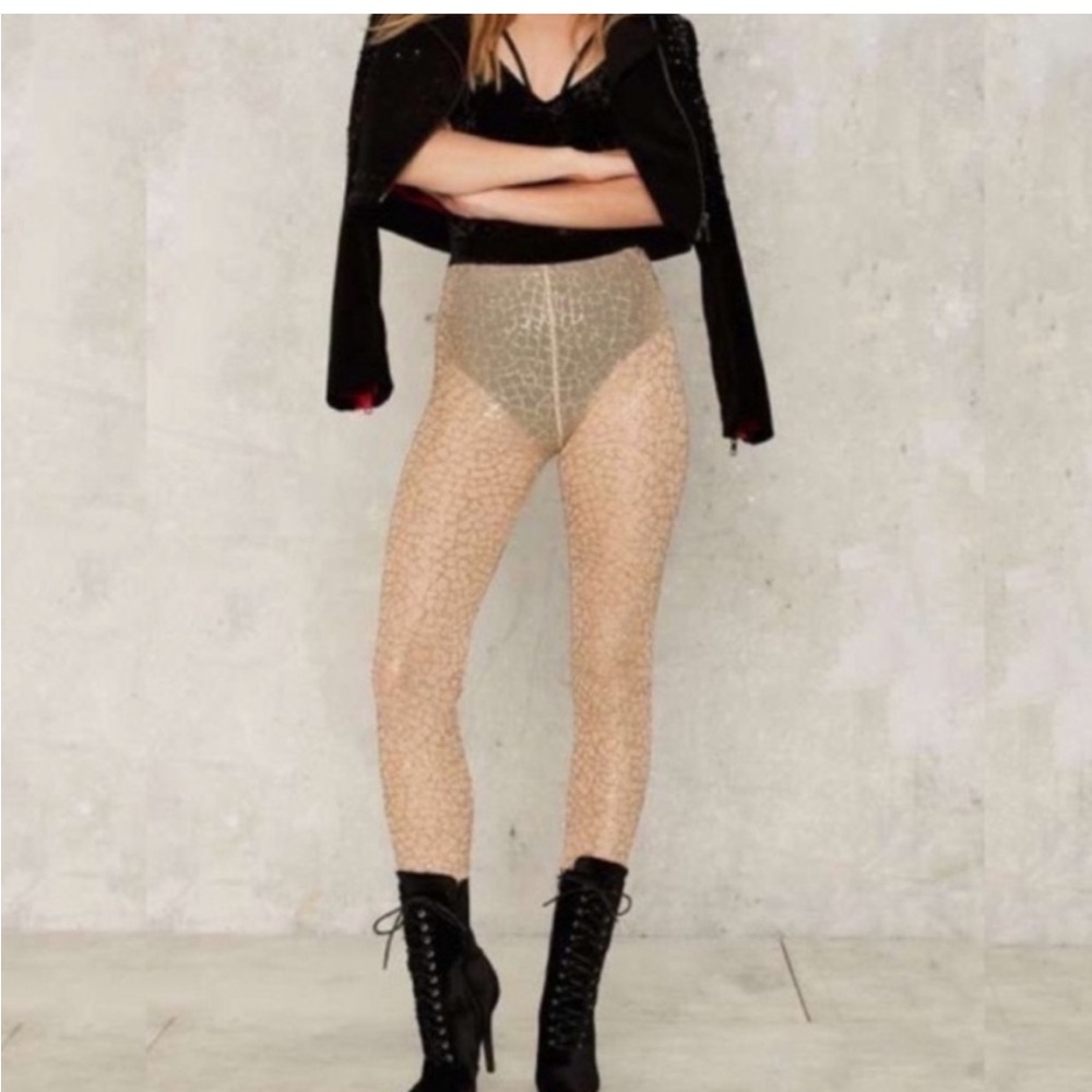 Glitter leggings